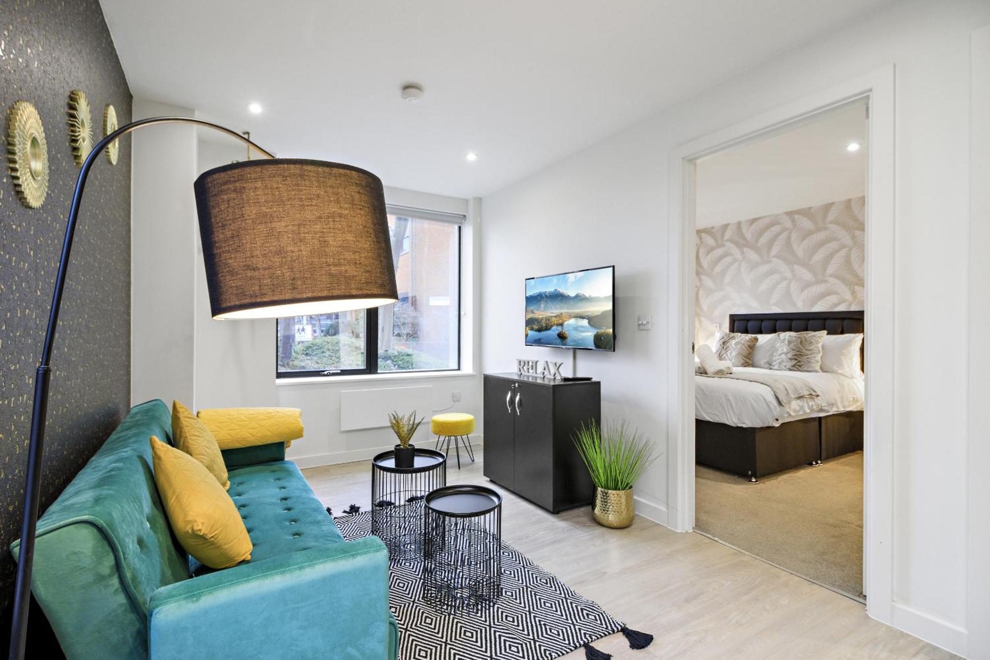 Apartmán Linacre 1&2 - One And Two Bed Flat Behind The Cathedral With Free Parking And Fast Wifi Exeter Pokoj fotografie