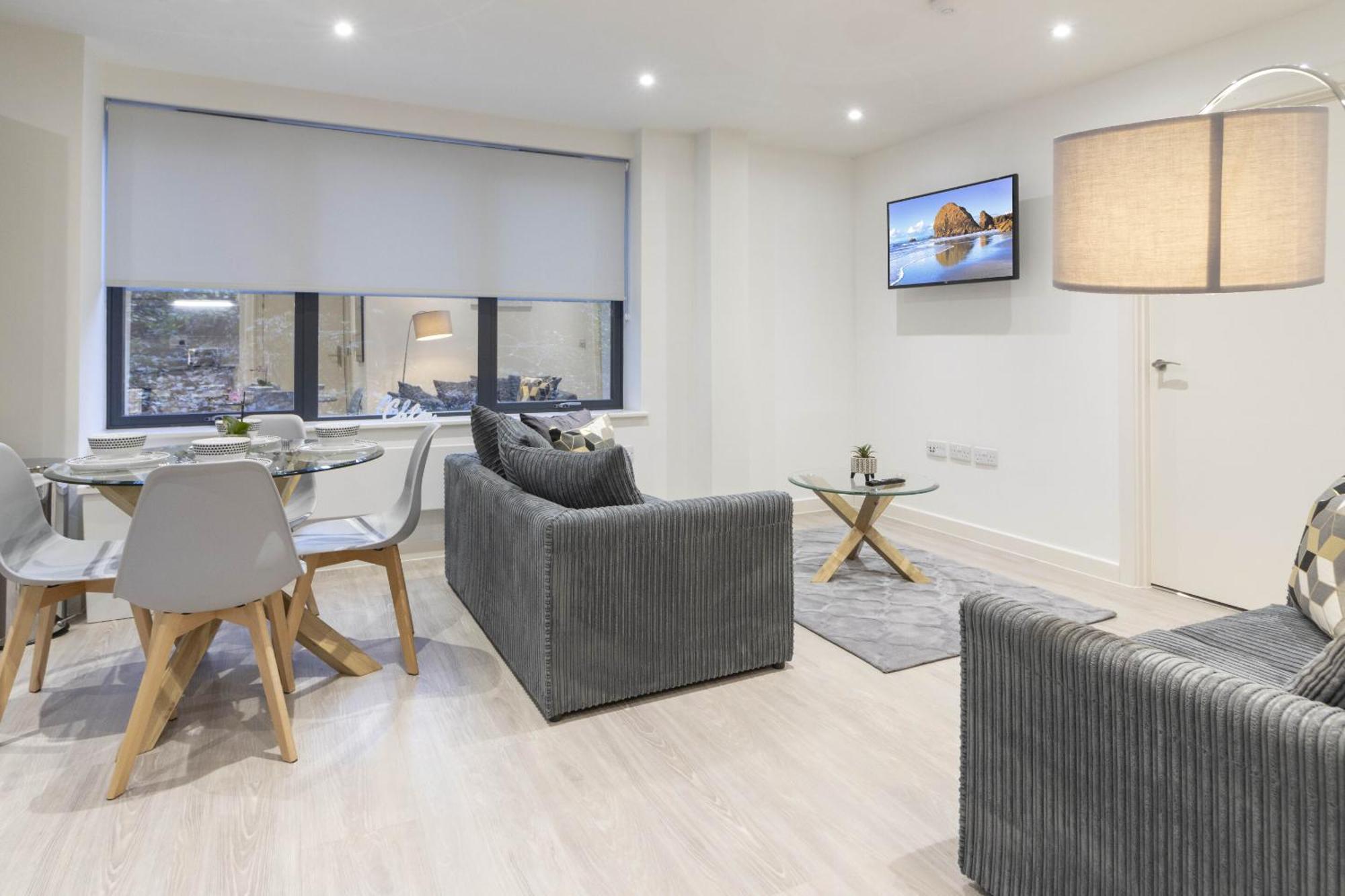 Apartmán Linacre 1&2 - One And Two Bed Flat Behind The Cathedral With Free Parking And Fast Wifi Exeter Pokoj fotografie
